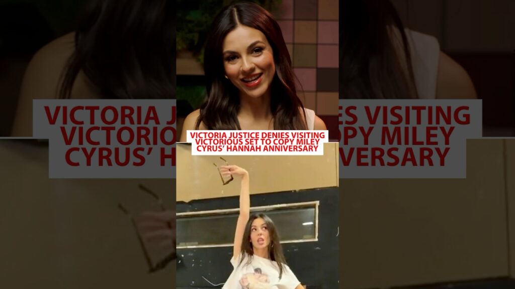 Victoria Justice Denies Copying Miley’s Anniversary