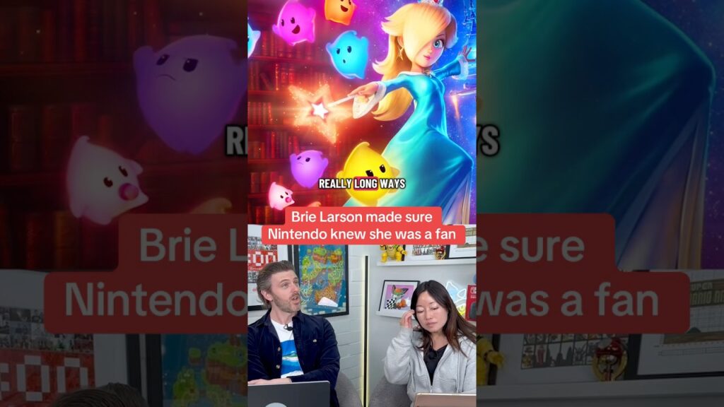Brie Larson Made Sure Nintendo Knew She Was a Fan