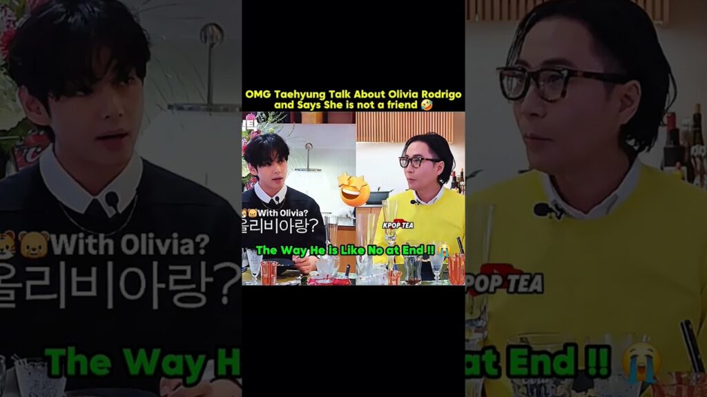 Taehyung Talk Olivia rodrigo friendship😱New Show #btsarmy#bts#btsshorts#taehyung#btsv#jungkook#jin