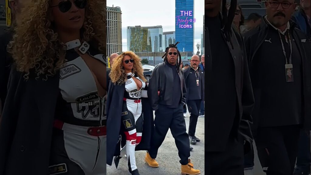 Beyoncé and Jay Z at the Formula One Las Vegas Grand Prix♥️ #beyonce #jayz