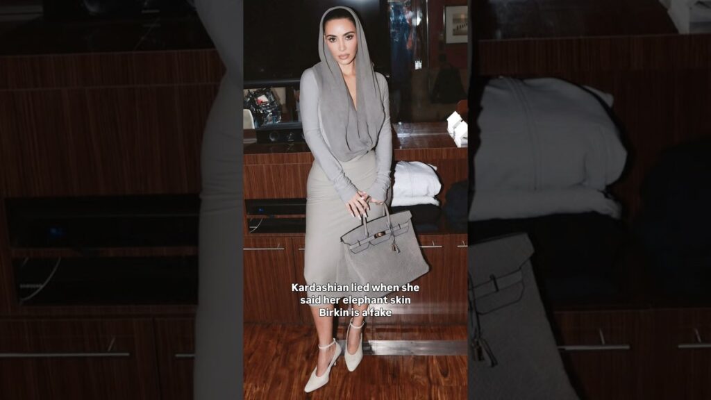 Kim Kardashian is lying about her 🐘 Birkin bag being fake!
