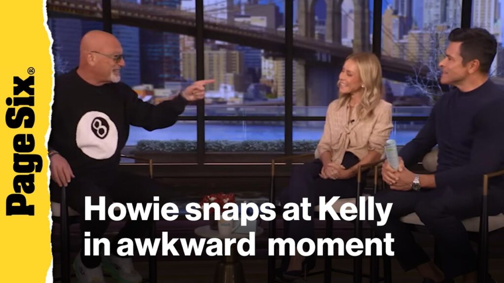 Howie Mandel snaps at Kelly Ripa in awkward on-camera moment