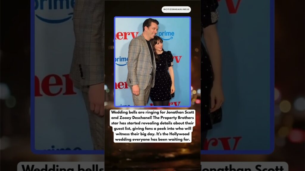 Jonathan Scott & Zooey Deschanel Wedding: Who Made The Invite List? #jonathanscott #zooey