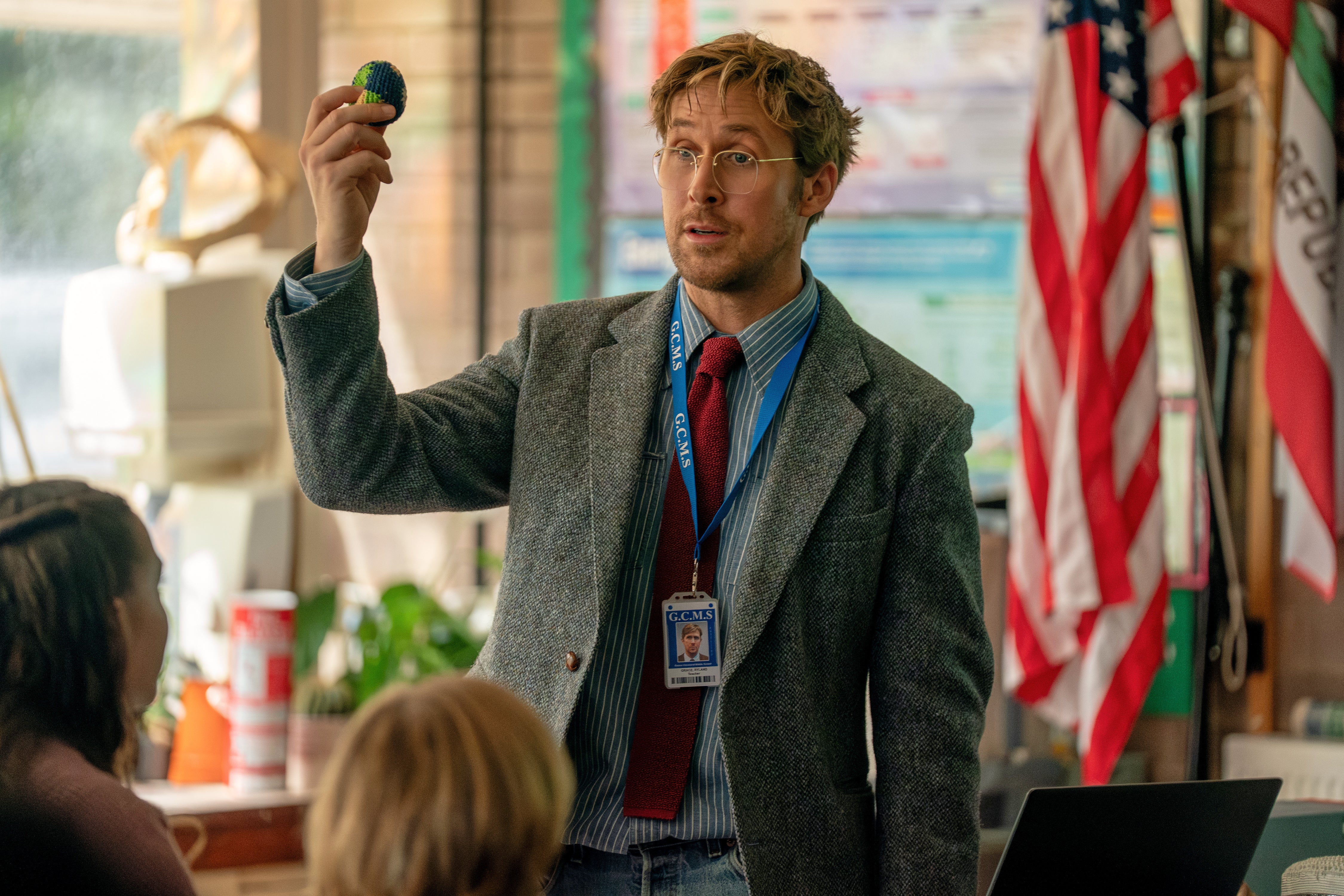 Ryan Gosling plays a middle school science teacher in the new science-fiction movie