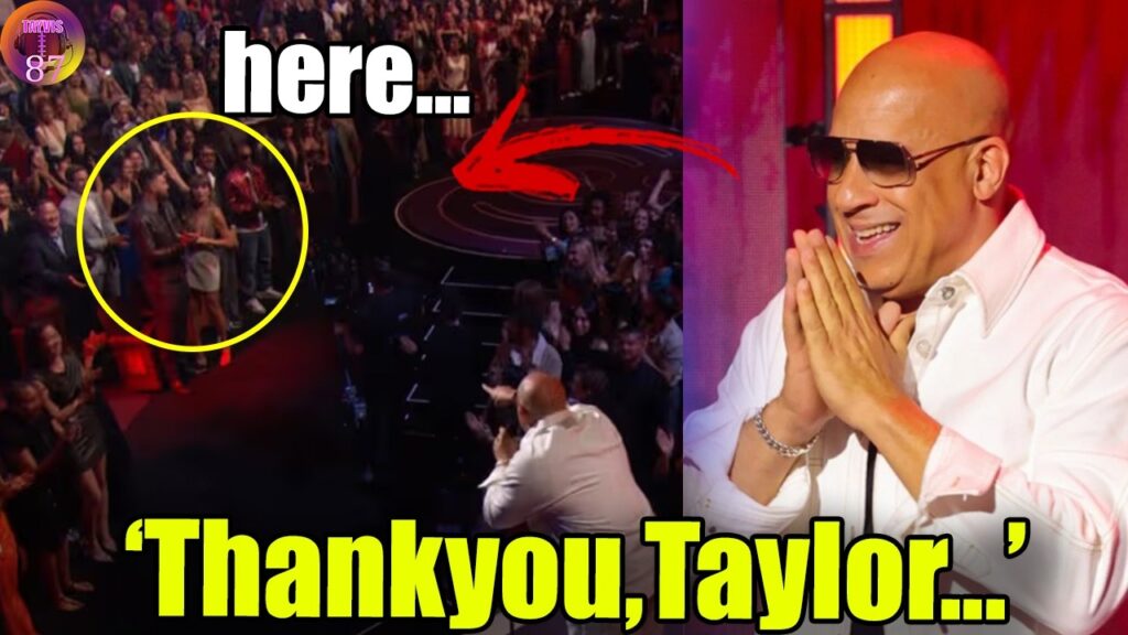 Taylor Swift SAVED Vin Diesel during awkward on-air moment at iHeartRadio Music Awards Taylor Swift SAVED Vin Diesel during awkward on-air moment at iHeartRadio Music Awards