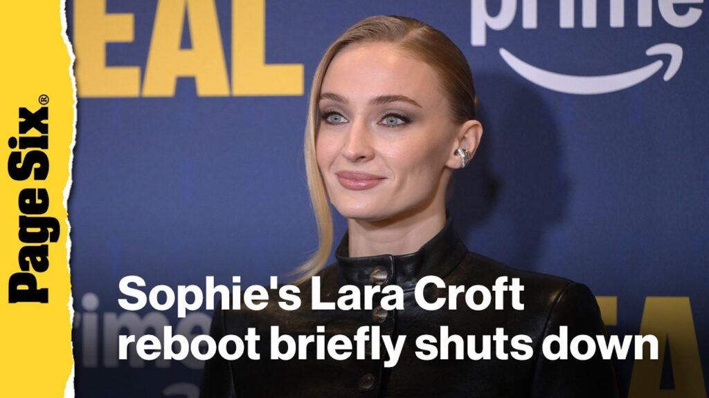 Sophie Turner's Lara Croft reboot shut down temporarily due to injury