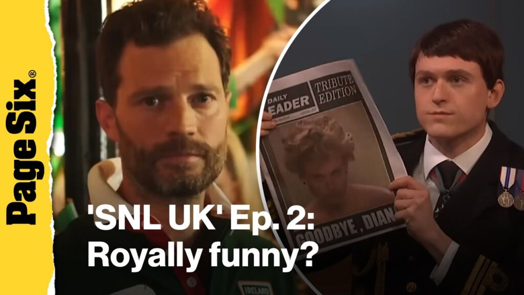 'SNL UK' Ep. 2 roasts ex-Prince Andrew again, Jamie Dornan raps