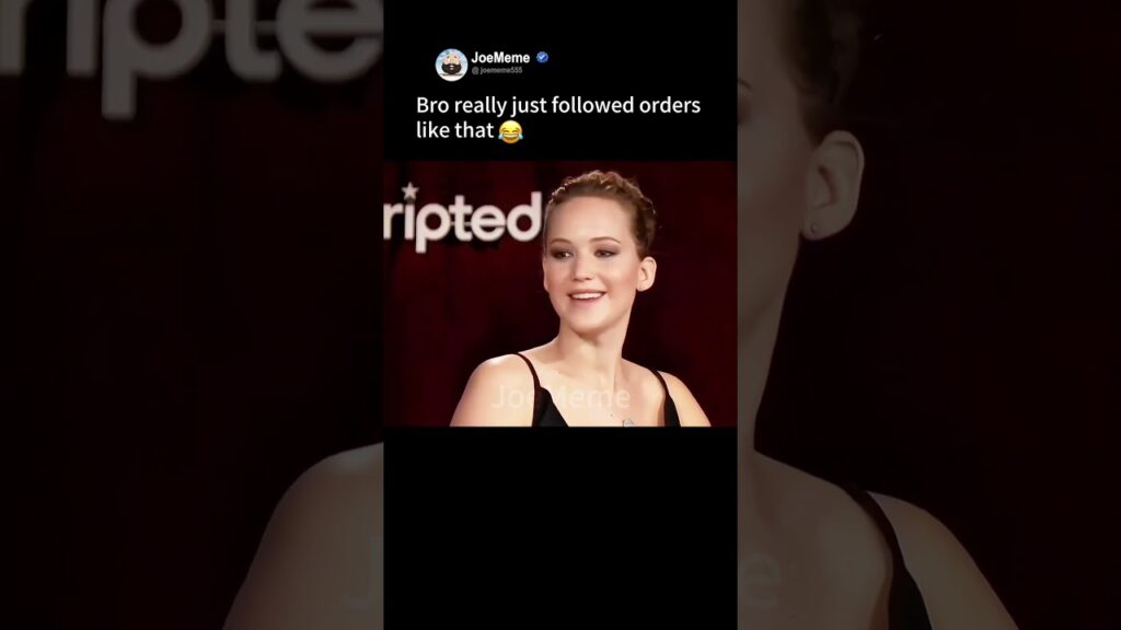Bro really just followed orders like that 😱