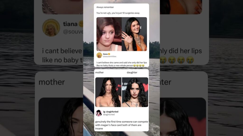 Kylie Jenner has a whole new face 😱#kyliejenner #meganfox #popculture #hollywood