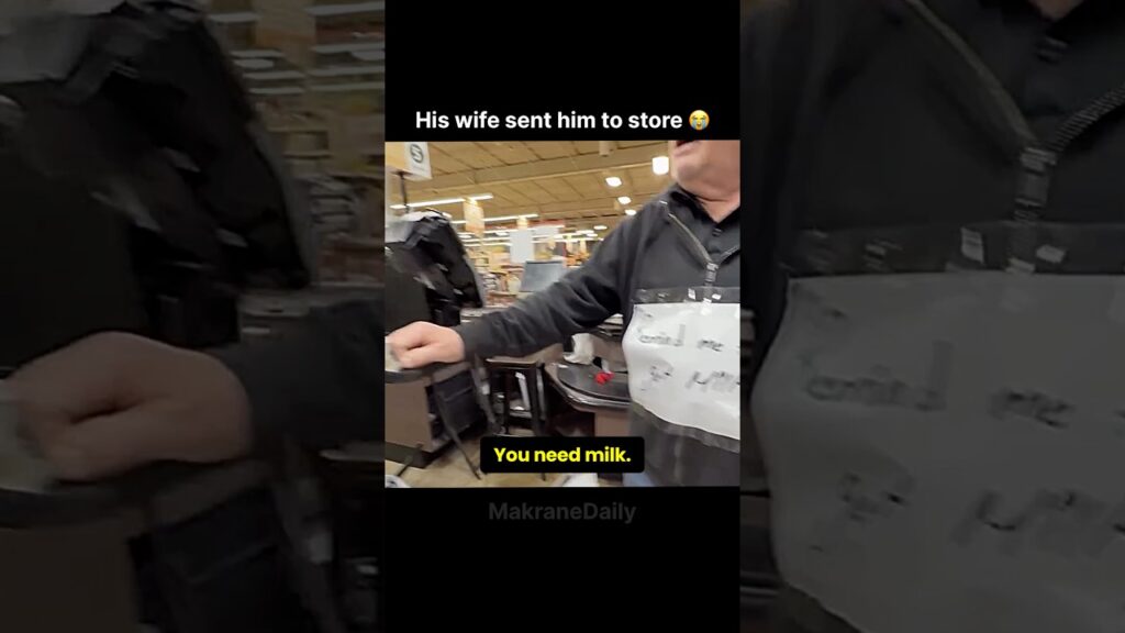 When my wife sends me to the store 😭