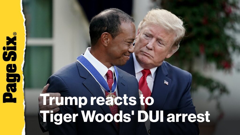 Donald Trump reacts to 'very close friend' Tiger Woods' DUI arrest
