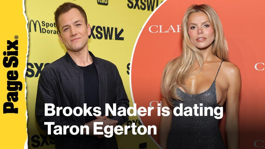 Brooks Nader is dating 'Rocketman' star Taron Egerton