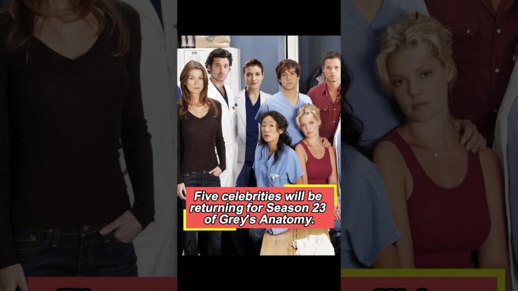 Five celebrities will be returning for Season 23 of Grey's Anatomy, and the last one is a big