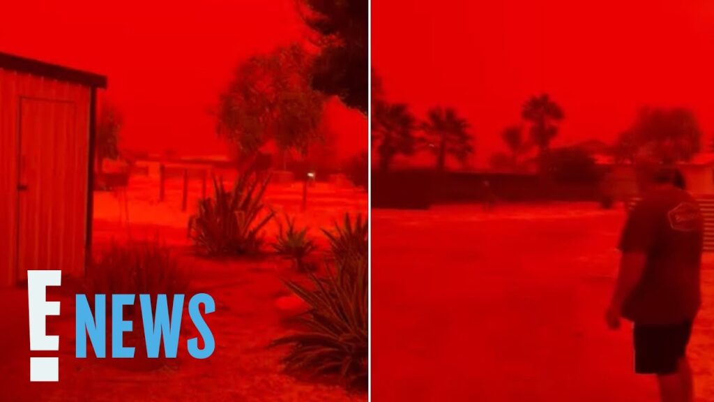 Why The Sky in Australia Turned Bright Red | E! News