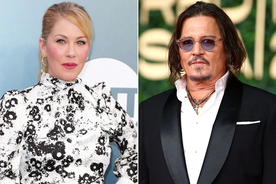 Christina Applegate at the 2020 SAG Awards in L.A.; Johnny Depp at the 2024 Red Sea International Film Festival in Jeddah, Saudi ArabiaCredit: Leon Bennett/Getty;Tim P. Whitby/Getty
