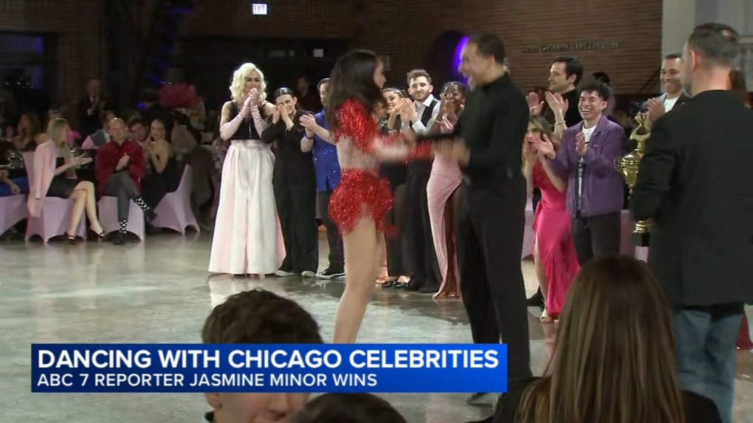ABC7 Chicago Reporter Jasmine Minor wins Dancing with Chicago Celebrities; event raises money to fight breast cancer ABC7 Chicago Reporter Jasmine Minor wins Dancing with Chicago Celebrities; event raises money to fight breast cancer