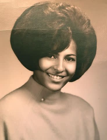A yearbook photo of Pam Grier, circa 1965Credit: Pam Grier/Twitter