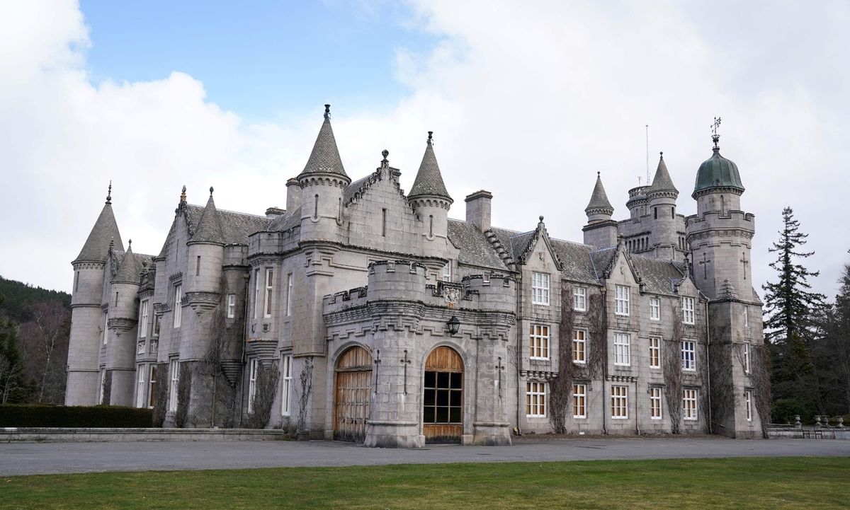 Balmoral Castle is pictured near Ballater, on March 30, 2022, where the 'Life at Balmoral' exhibition is being shown, ahead of the Queen's Platinum Jubilee. (Photo by Andrew Milligan / POOL / AFP) (Photo by ANDREW MILLIGAN/POOL/AFP via Getty Images)