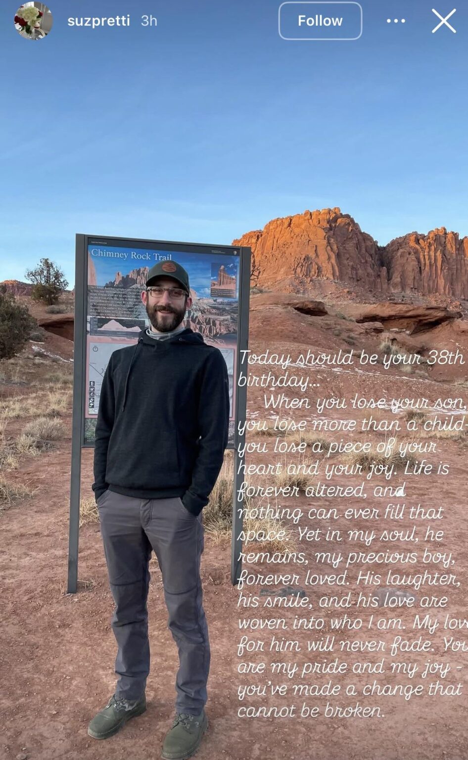 Alex Pretti's mom Susan honors him on what would have been his 38th birthday: “When you lose your son, you lose more than a child you lose a piece of your heart and your joy. Life is forever altered, and nothing can ever fill that space. Yet in my soul, he remains, my precious boy, forever loved.”