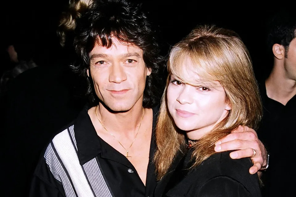 Eddie Van Halen and Valerie Bertinelli in 1996Credit: Jeff Kravitz/FilmMagic