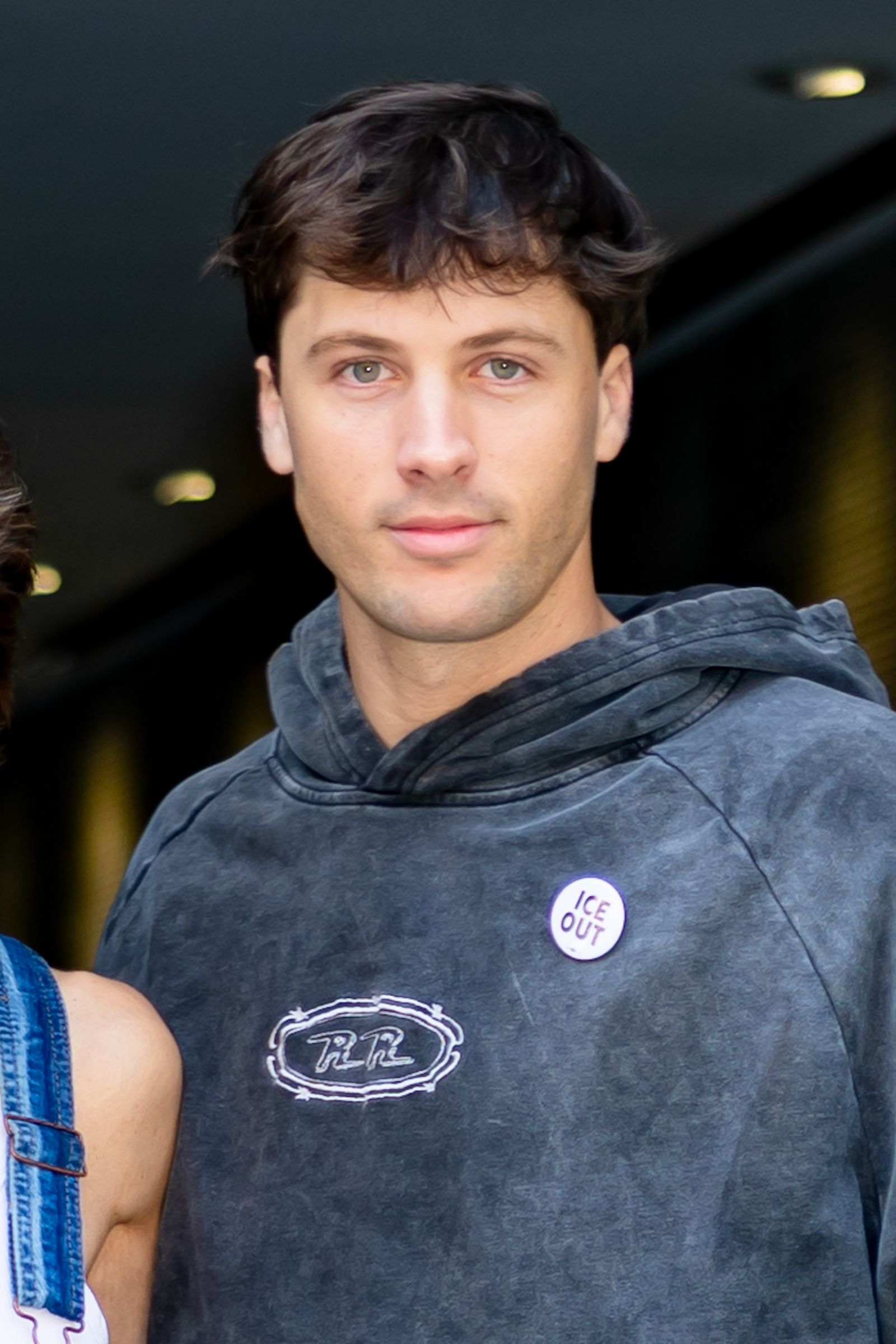 Image may contain Guilbaut Colas Face Head Person Photography Portrait Adult Body Part Neck Black Hair and Hair