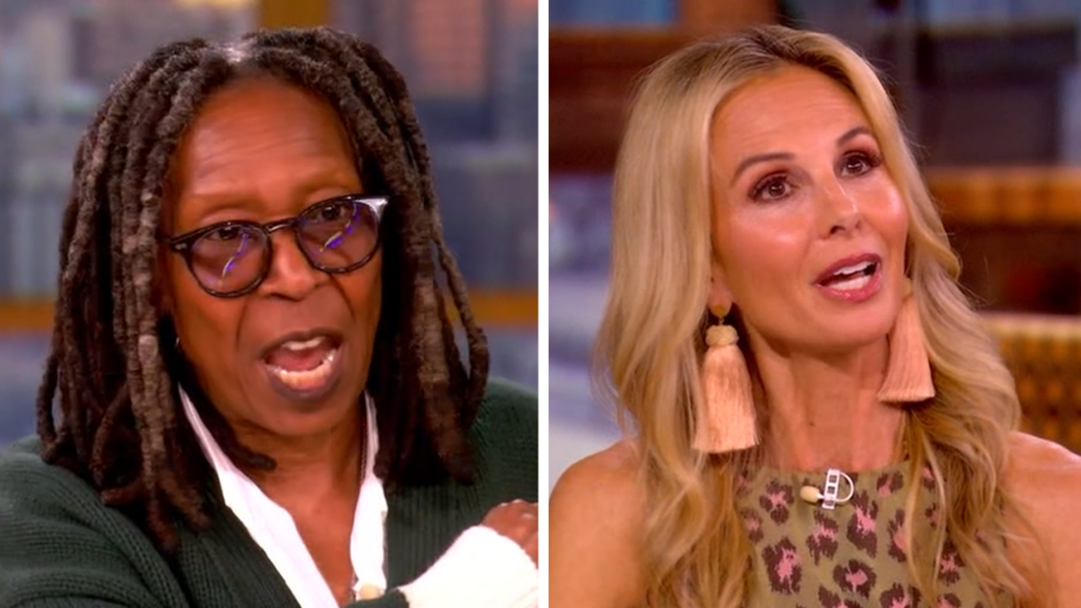 Whoopi Goldberg, Elisabeth Hasselbeck Argue Over ICE, Masks on 'The View'