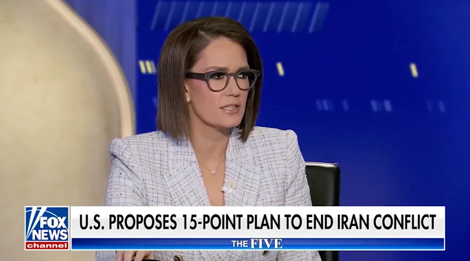 News anchor discusses U.S. proposal for a 15-point plan to end Iran conflict on Fox News' "The Five"