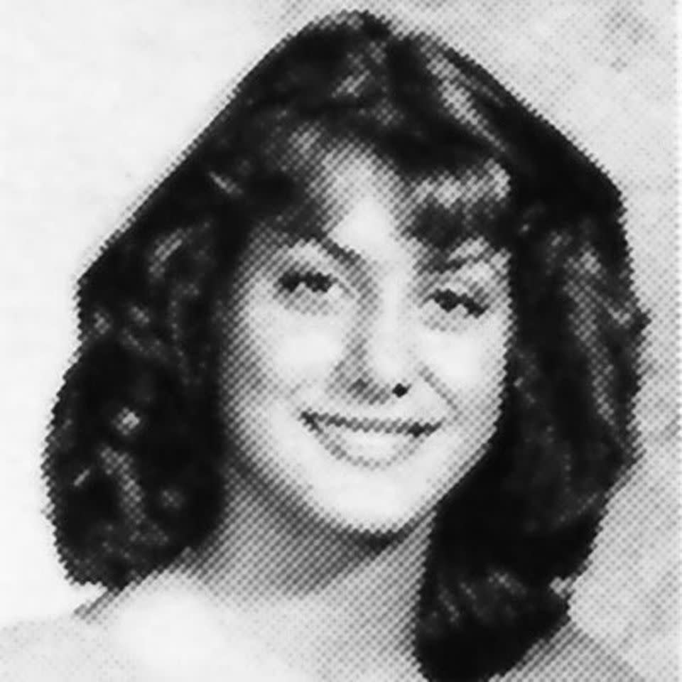 A yearbook photo of Kate Walsh, circa 1983Credit: Kate Walsh/Twitter