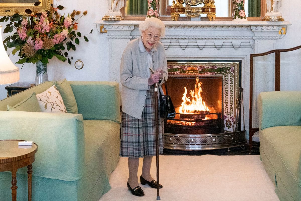 One of the last photos of Queen Elizabeth, taken days before she died at Balmoral in 2022