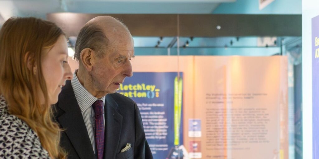 Prince Edward, Duke of Kent Makes a Rare Public Appearance at Bletchley Park Prince Edward, Duke of Kent Makes a Rare Public Appearance at Bletchley Park