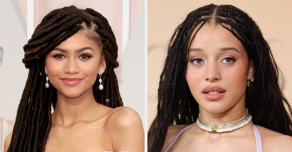 Zendaya 2015 Oscars Loc Comments, Chase Infiniti Braids Zendaya 2015 Oscars Loc Comments, Chase Infiniti Braids