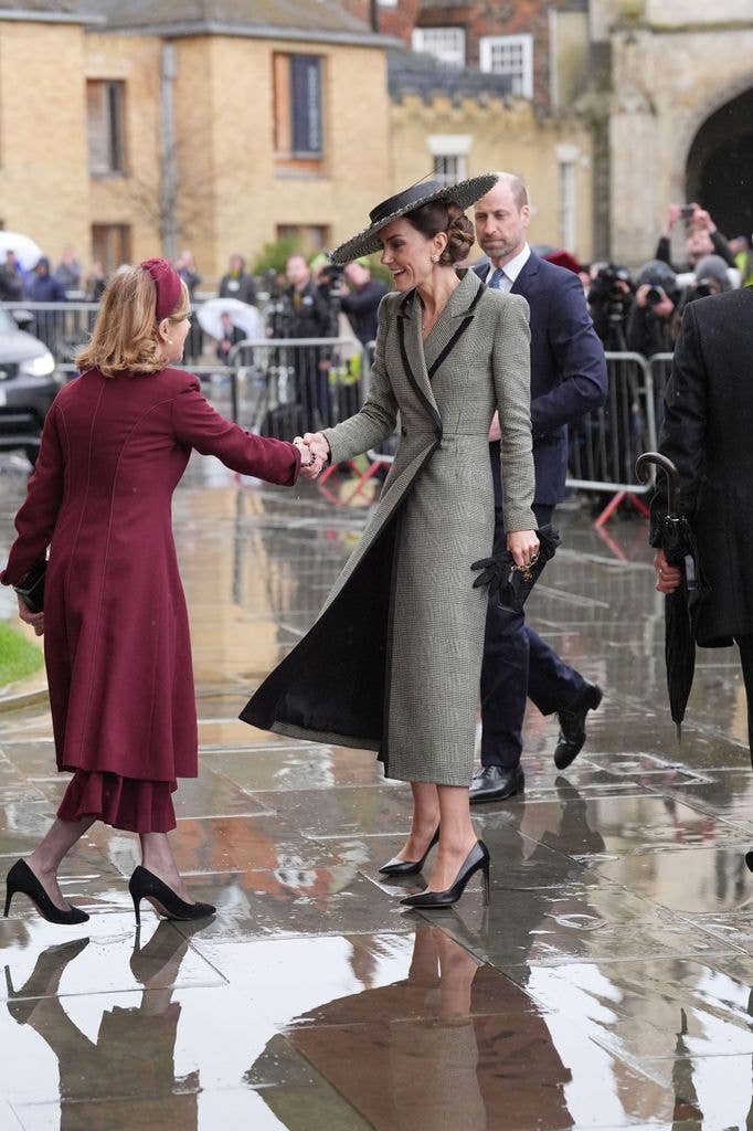 The Prince and Princess of Wales arriving for the Enthronement Ceremony installing Dame Sarah Mullally as the 106th Archbishop of Canterbury