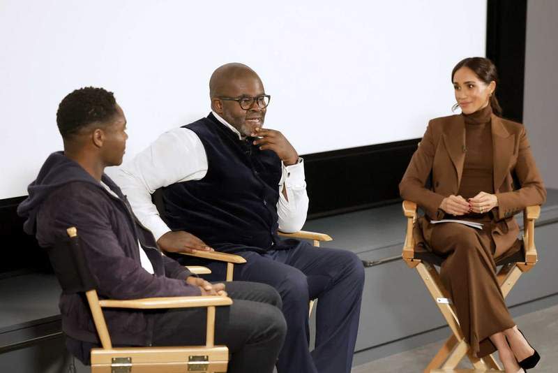 Misan Harriman and Meghan Markle | Source: GETTY