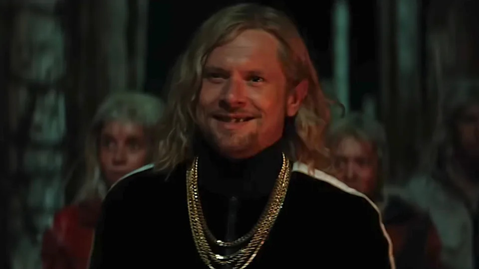 Jimmy smiling in 28 Years Later: The Bone Temple