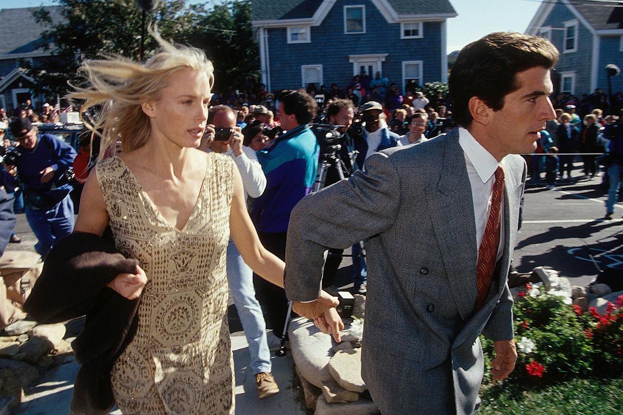 John F. Kennedy, Jr. and Daryl Hannah in Rhode Island in 1993Credit: Brooks Kraft LLC/Sygma via Getty