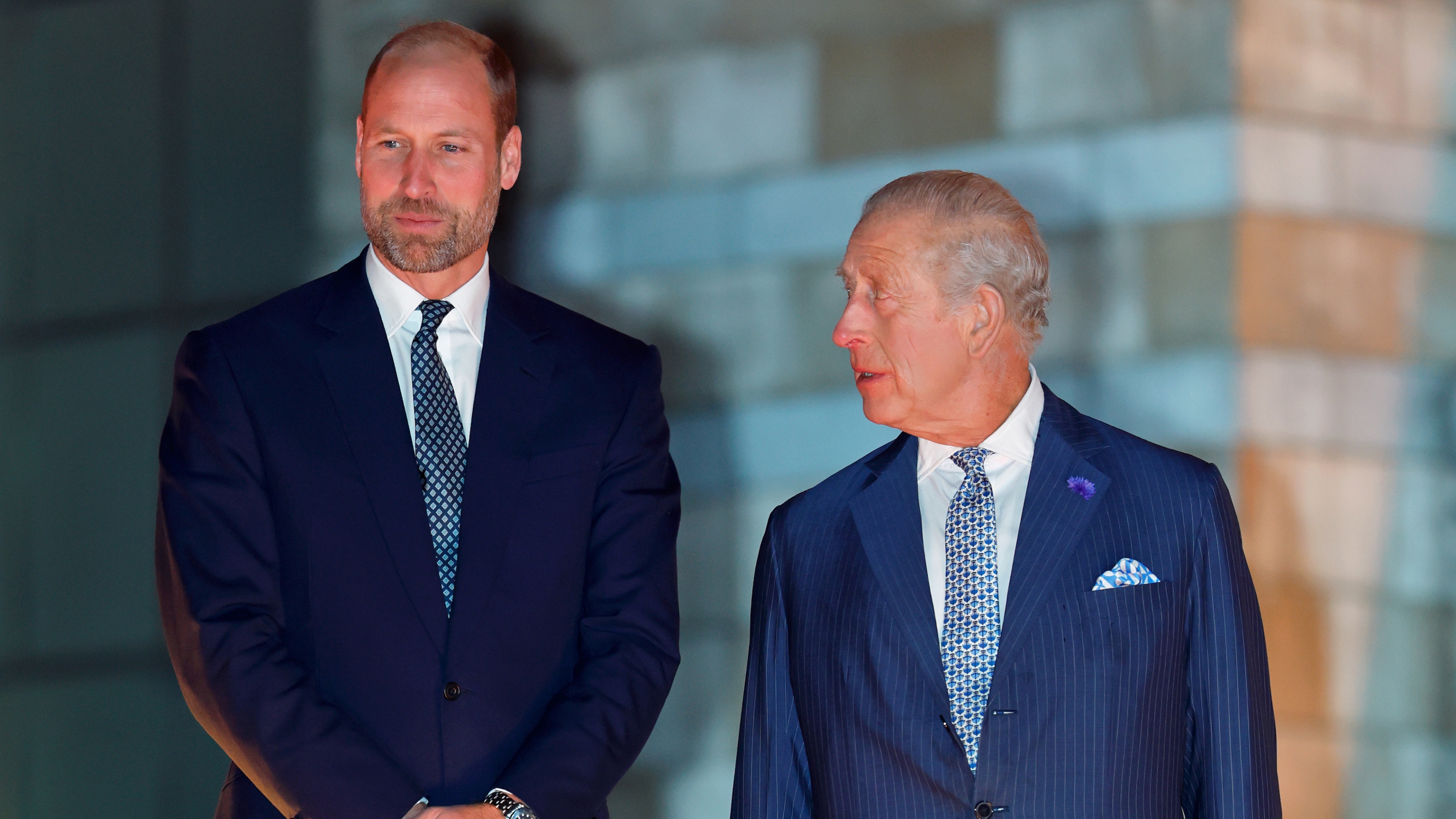 Prince William, Prince of Wales and King Charles III attend the Countdown to COP30 event