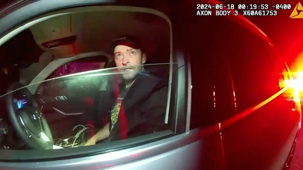 Police video of Justin Timberlake’s 2024 drunken driving arrest released Yahoo entertainment home