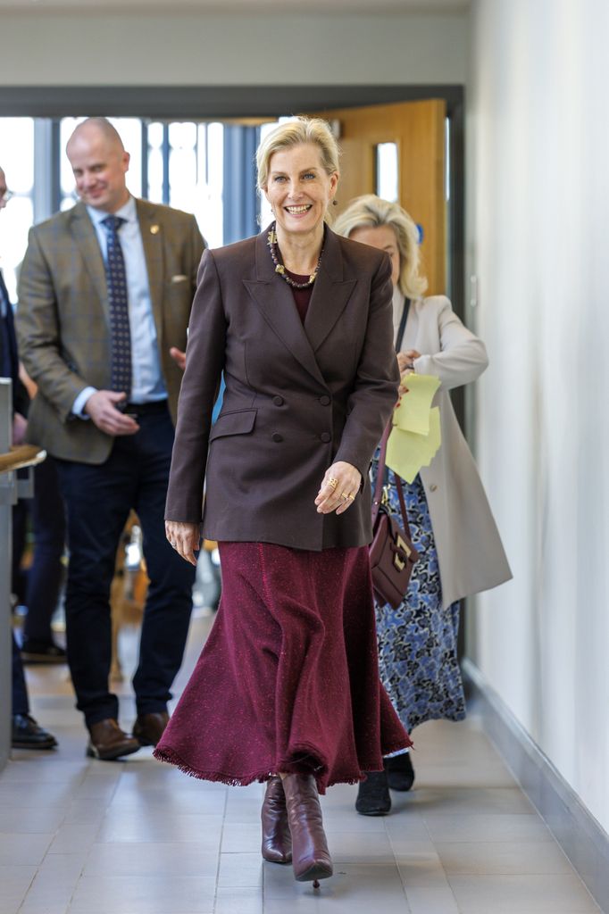 The Duchess of Edinburgh during a visit to the Bloomfield Walkways Community Centre in Belfast
