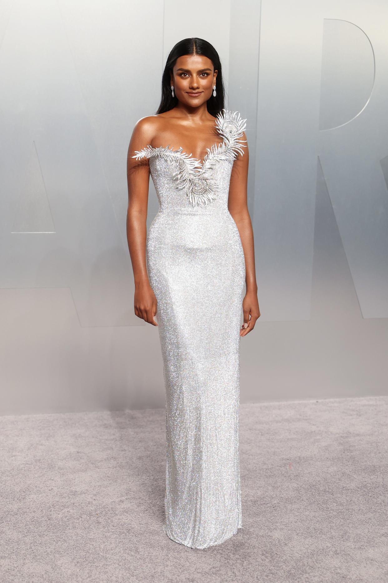 Simone Ashley at the 2026 Vanity Fair Oscar Party.