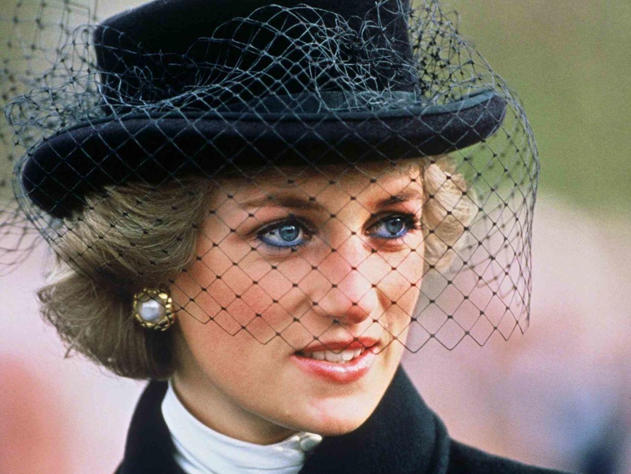 Diana, Princess of Wales attends a service commemorating the 70th anniversary of the armistice, at the Arc de Triomph on November 11, 1988 in Paris, France.Credit: Anwar Hussein/Getty