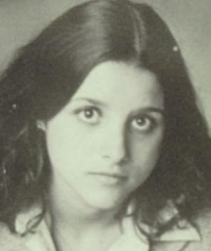 A yearbook photo of Julia Louis-DreyfusCredit: classmates.com