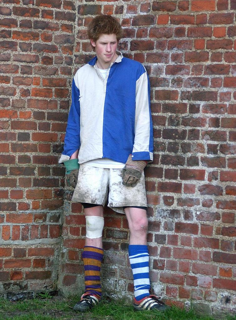 Prince Harry played in the Wall Game at Eton College in March 2003 between a school team and a team of Old Boys