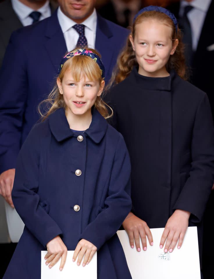 Isla and Savannah Phillips at Westminster Abbey in March 2022.Credit: Max Mumby/Indigo/Getty Images