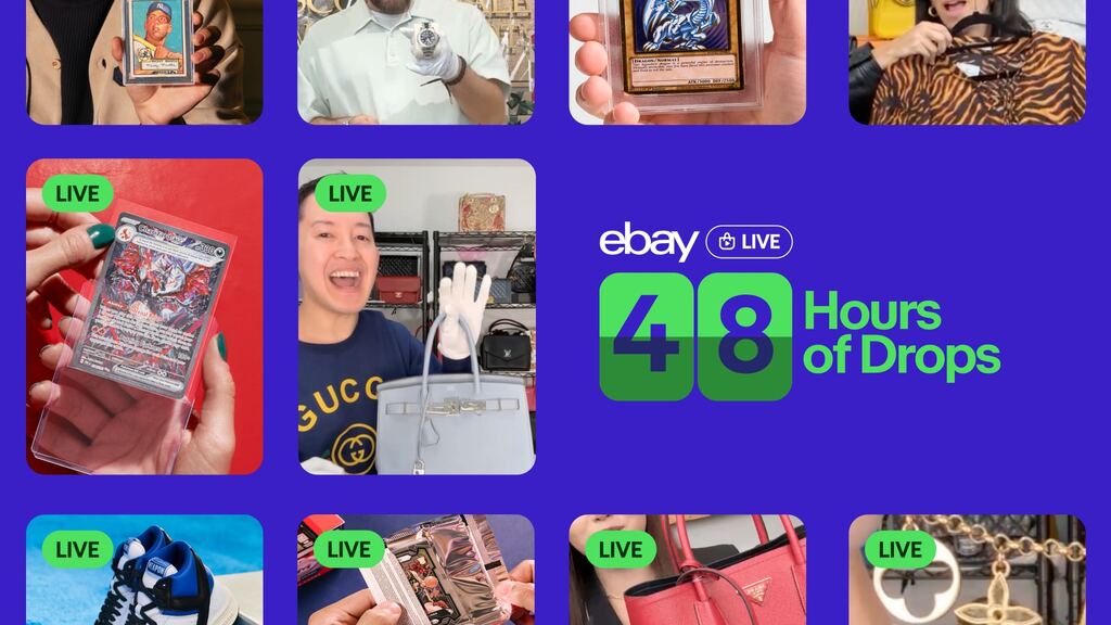 eBay Launches 48-Hour Livestream Shopping Event Featuring Celebrities, Rare Finds, and $1 Starting Bids