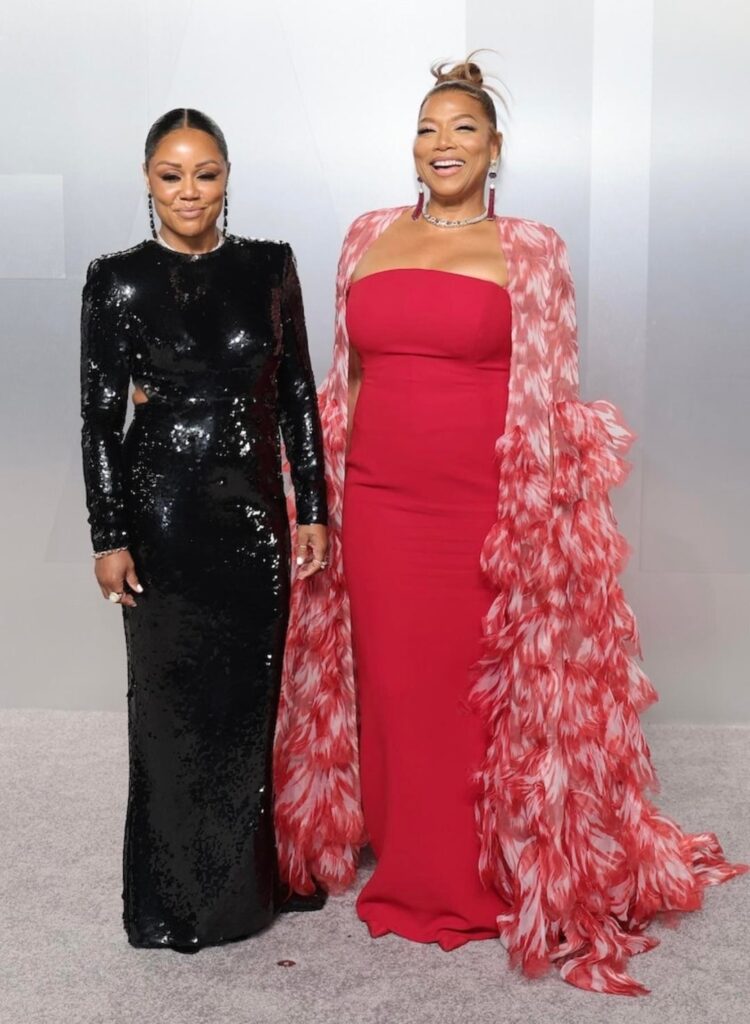 Queen Latifah with her partner Eboni Nichols, at the 2026 Vanity Fair Oscar Party (March 15, 2026)