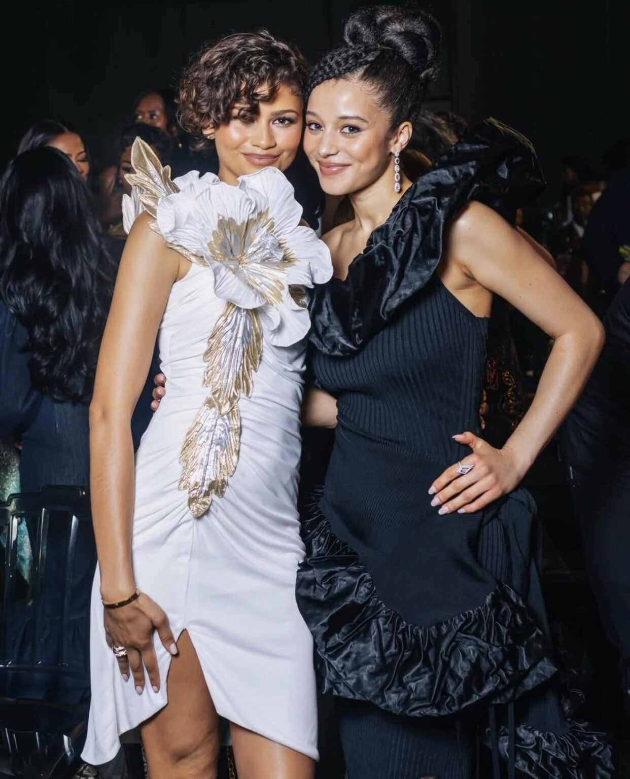 Zendaya and Chase Infiniti at the 2026 Essence Black Women in Hollywood Awards
