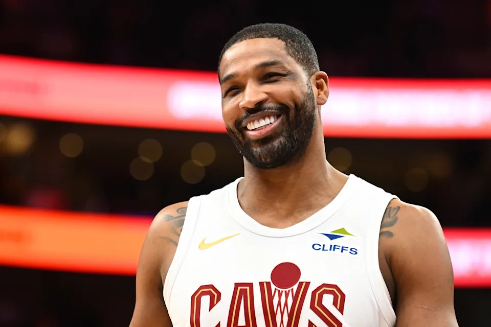 SALT LAKE CITY, UTAH - MARCH 23: Tristan Thompson #13 of the Cleveland Cavaliers in action during the second half of a game against the Utah Jazz at Delta Center on March 23, 2025 in Salt Lake City, Utah. NOTE TO USER: User expressly acknowledges and agrees that, by downloading and or using this photograph, User is consenting to the terms and conditions of the Getty Images License Agreement. (Photo by Alex Goodlett/Getty Images)