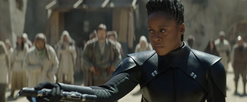 Moses Ingram in the Obi-Wan Kenobi Star Wars TV show.