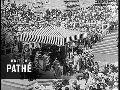 Rare film of the 1911 investiture of Edward Prince of Wales in Wales at age 17