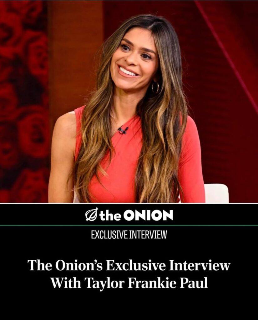 The Onion “interviews” canceled bachelorette Frankie Taylor Paul